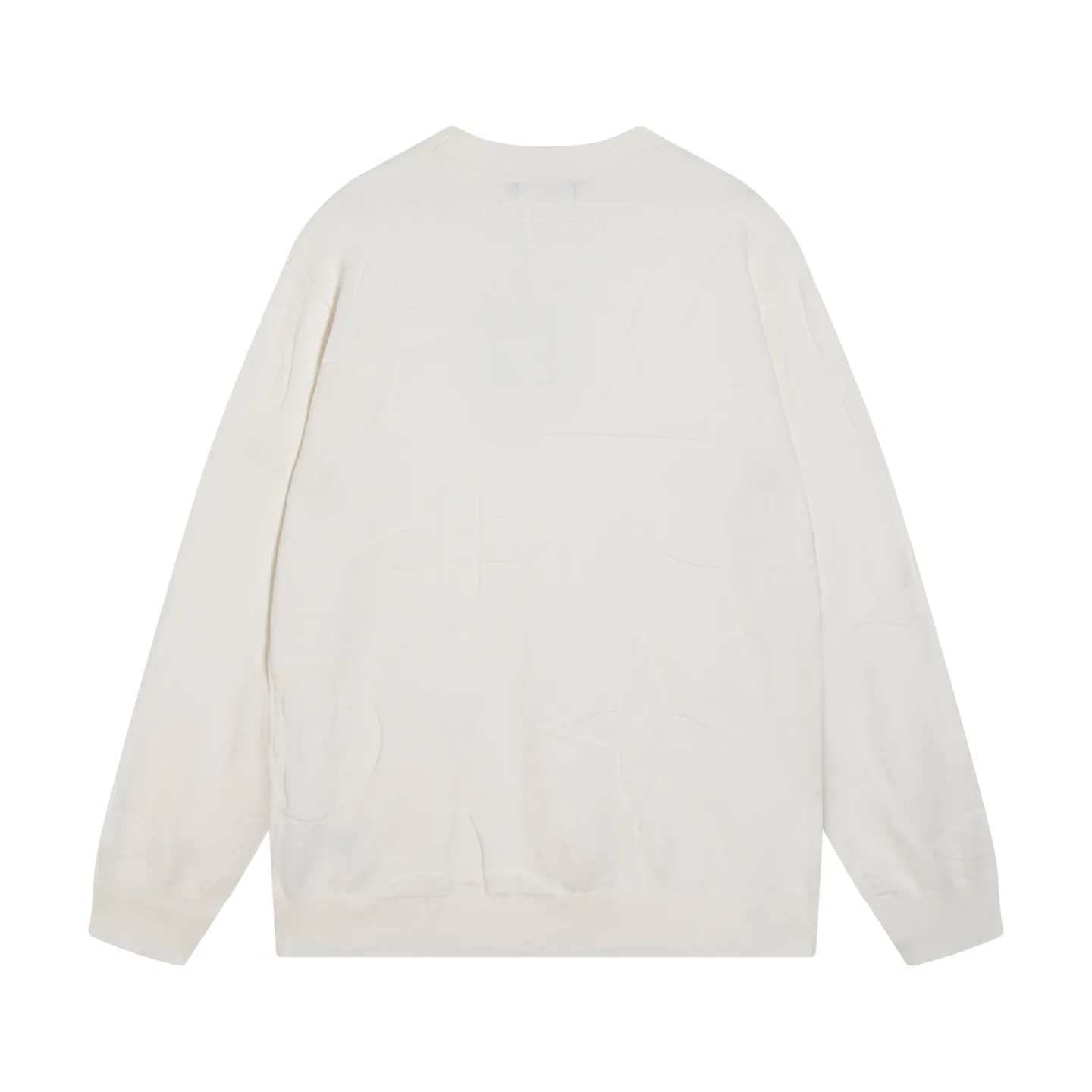 Monogram Debossed Wool Crew-Neck Sweater D20022054 — view 2