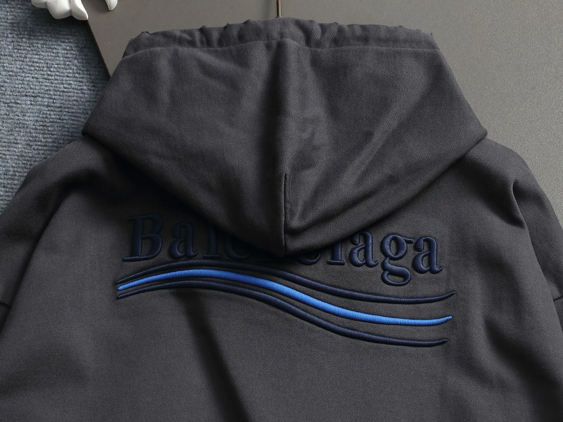 Political Campaign Logo Distressed Hoodie D20022022 — view 11