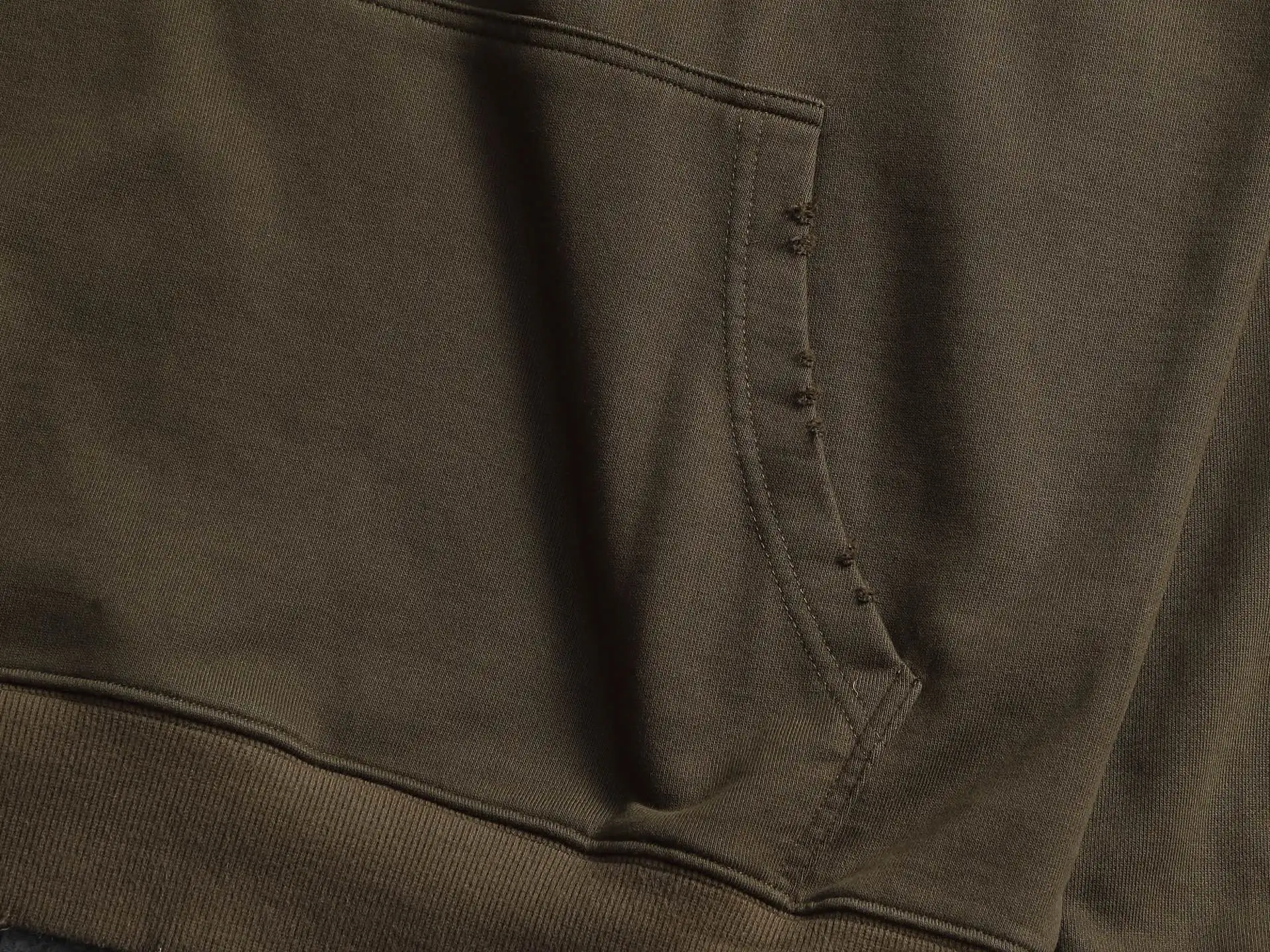 Distressed Logo Embroidery Oversized Hoodie D20022021 — view 4