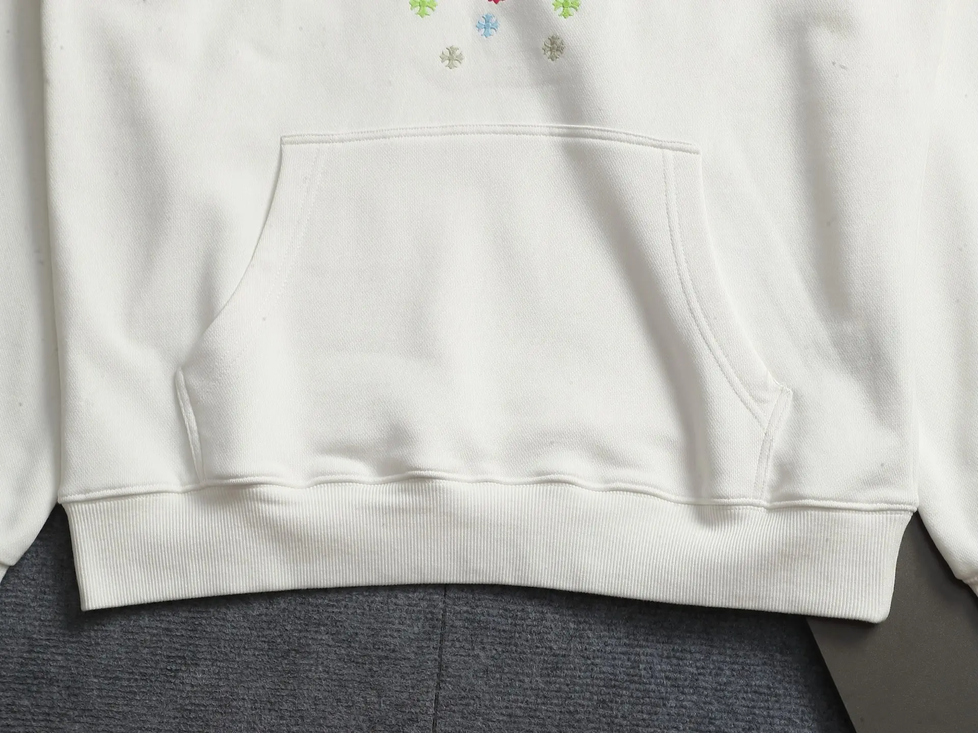 Chrome Hearts Cross Embroidery Acid-Wash Hoodie D20022015 — view 4