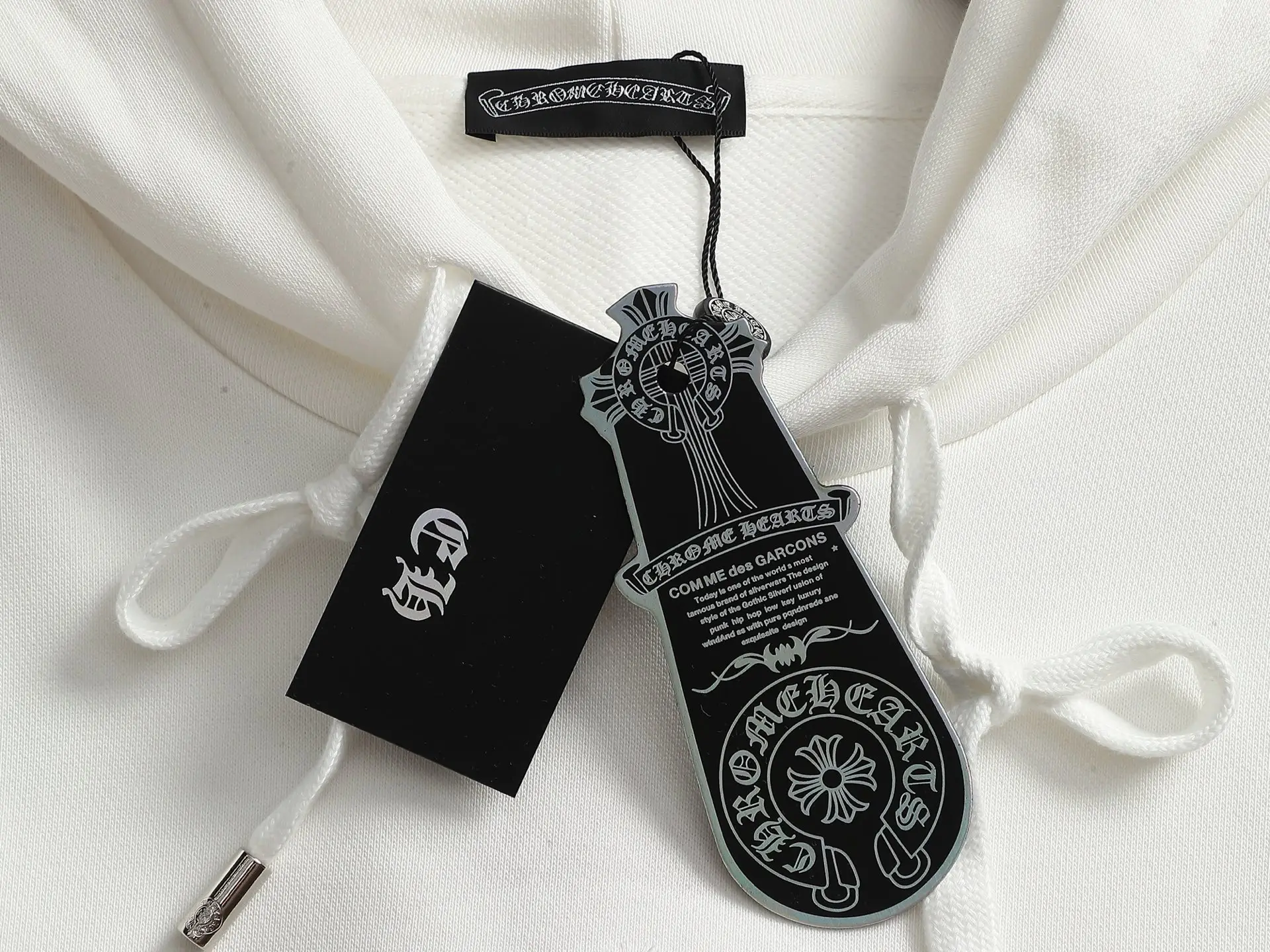 Chrome Hearts Cross Embroidery Acid-Wash Hoodie D20022015 — view 7