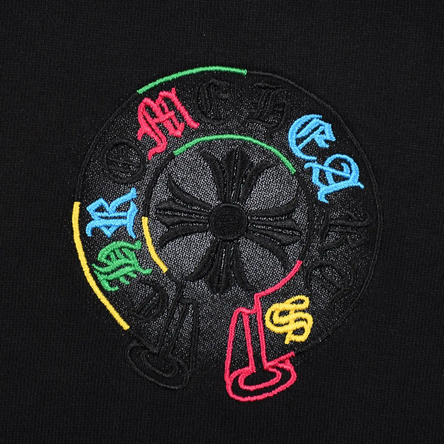 Embroidered Logo Cotton-Blend Hoodie D20020340 — view 4