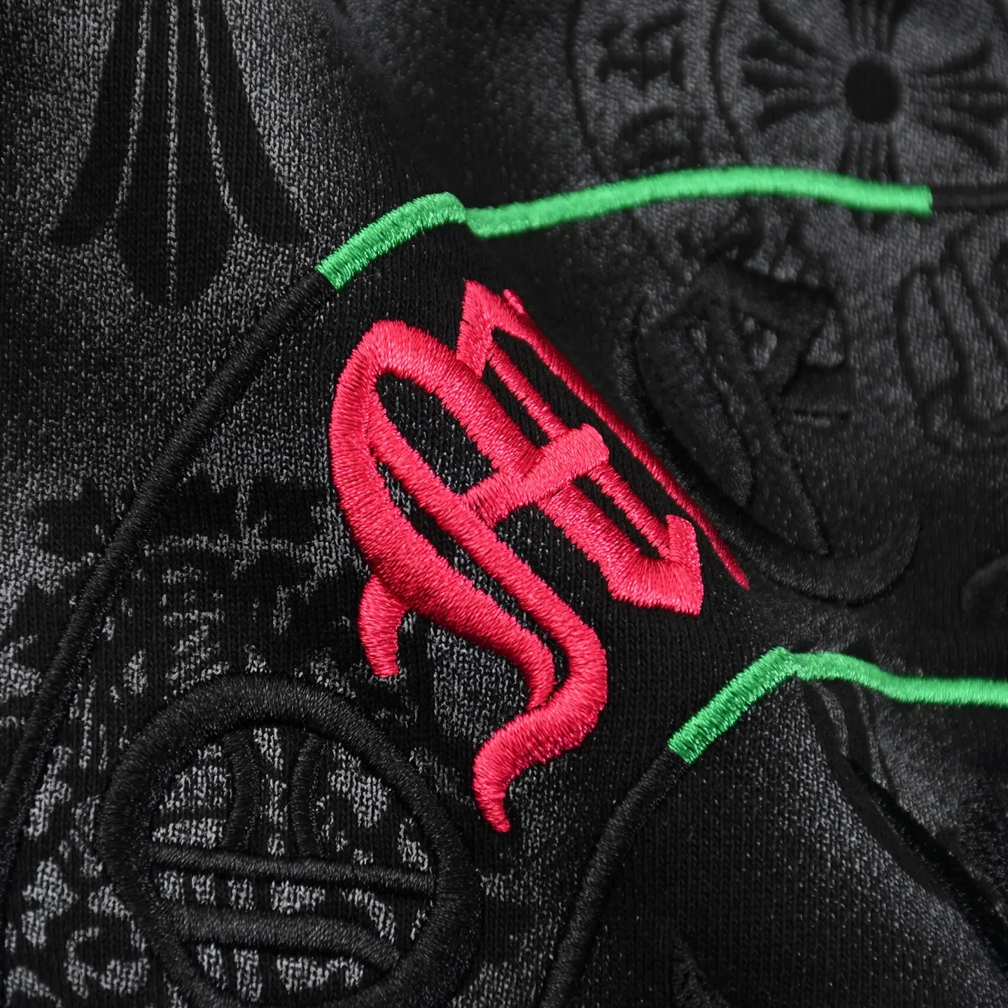 Embroidered Logo Cotton-Blend Hoodie D20020340 — view 6