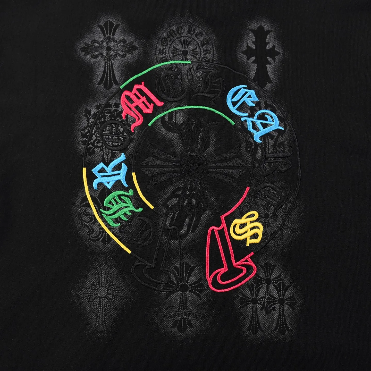 Embroidered Logo Cotton-Blend Hoodie D20020340 — view 7