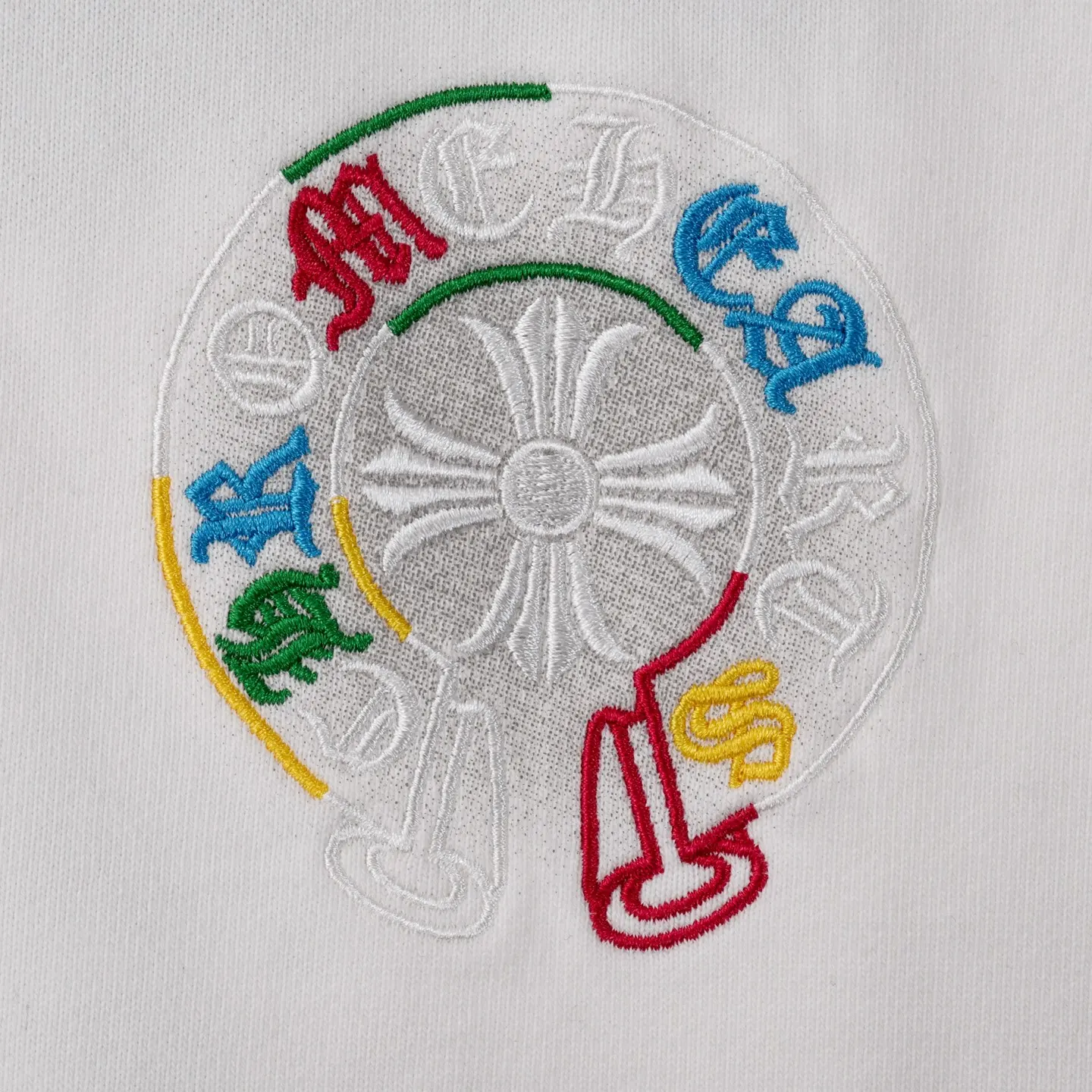 Embroidered Logo Cotton-Blend Hoodie D20020339 — view 4