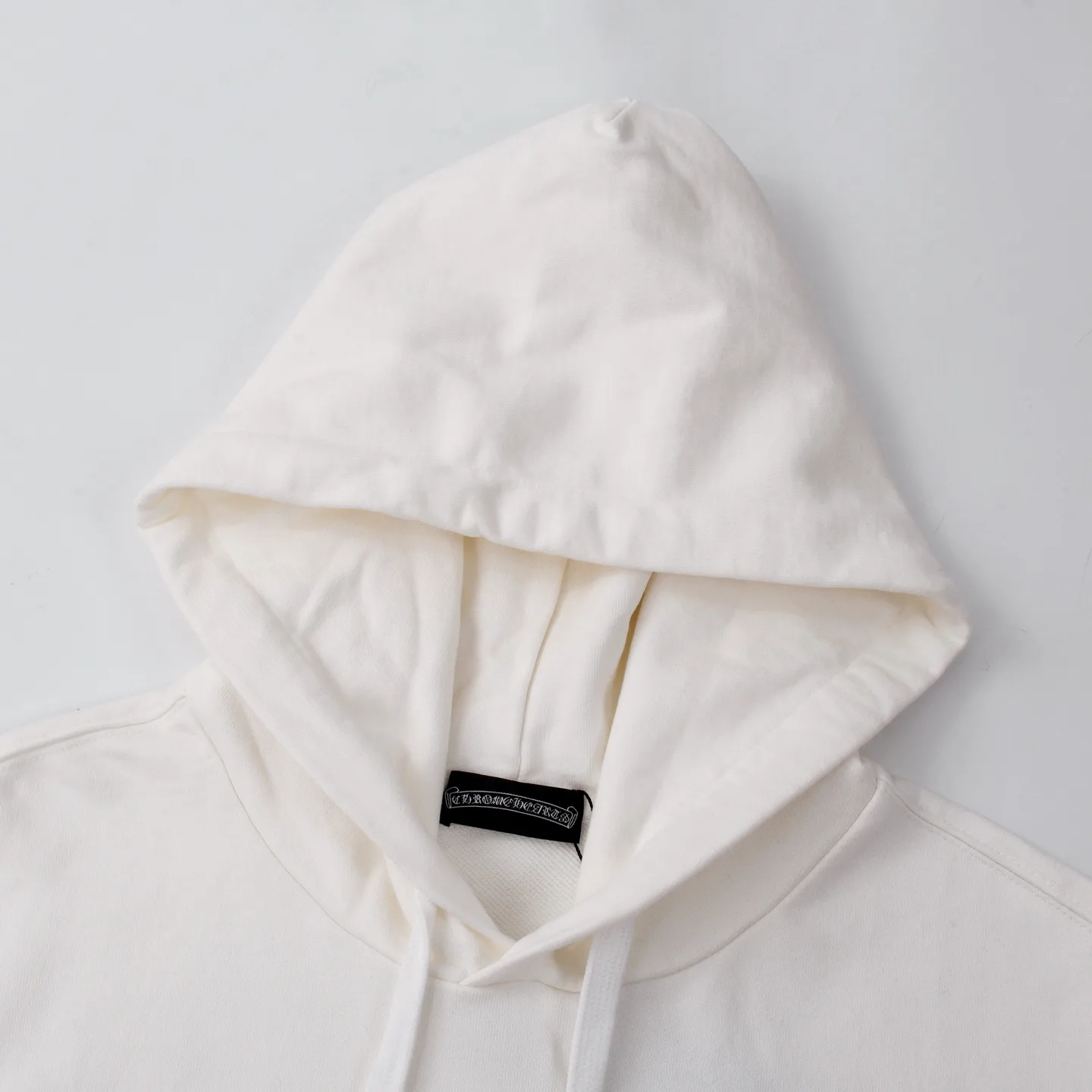 Embroidered Logo Cotton-Blend Hoodie D20020339 — view 5