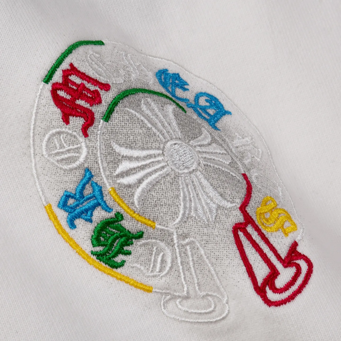 Embroidered Logo Cotton-Blend Hoodie D20020339 — view 6