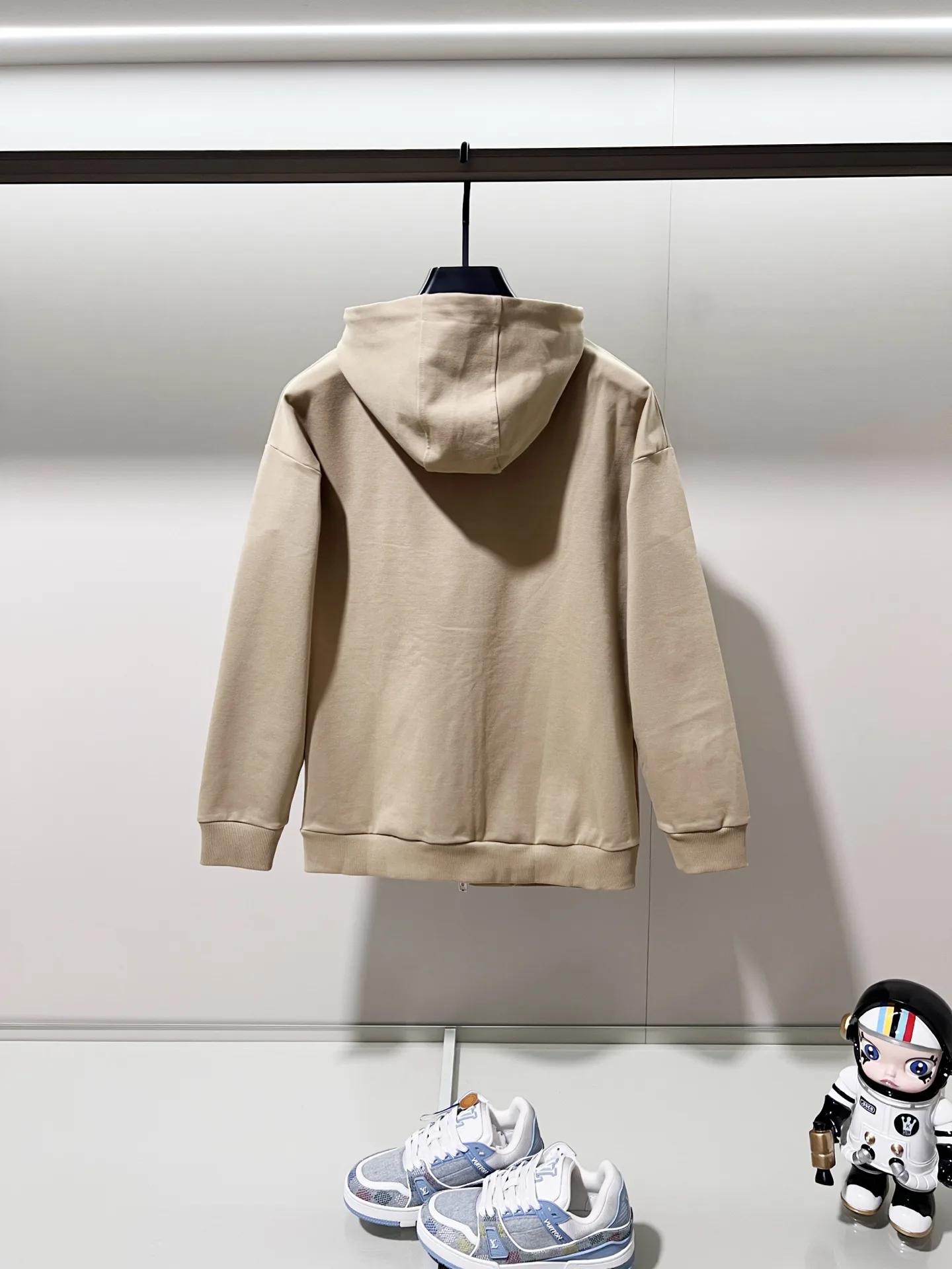 Check Patch Logo Zip-Up Hoodie D20020050 — view 2