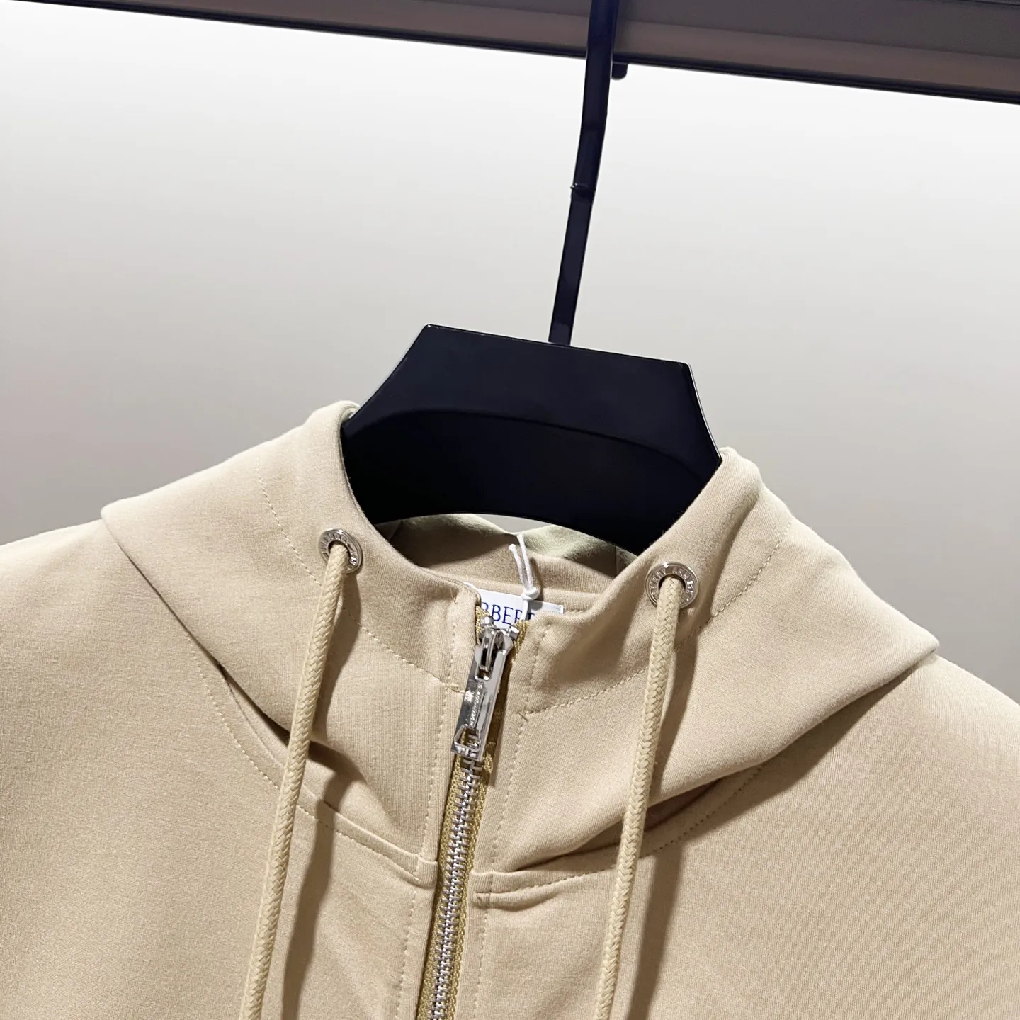 Check Patch Logo Zip-Up Hoodie D20020050 — view 3