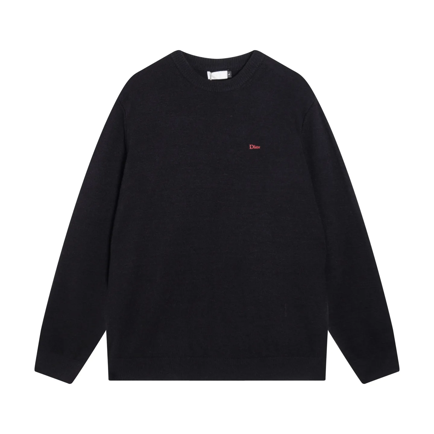 Logo Embroidery Wool Crew-Neck Sweater D20022060