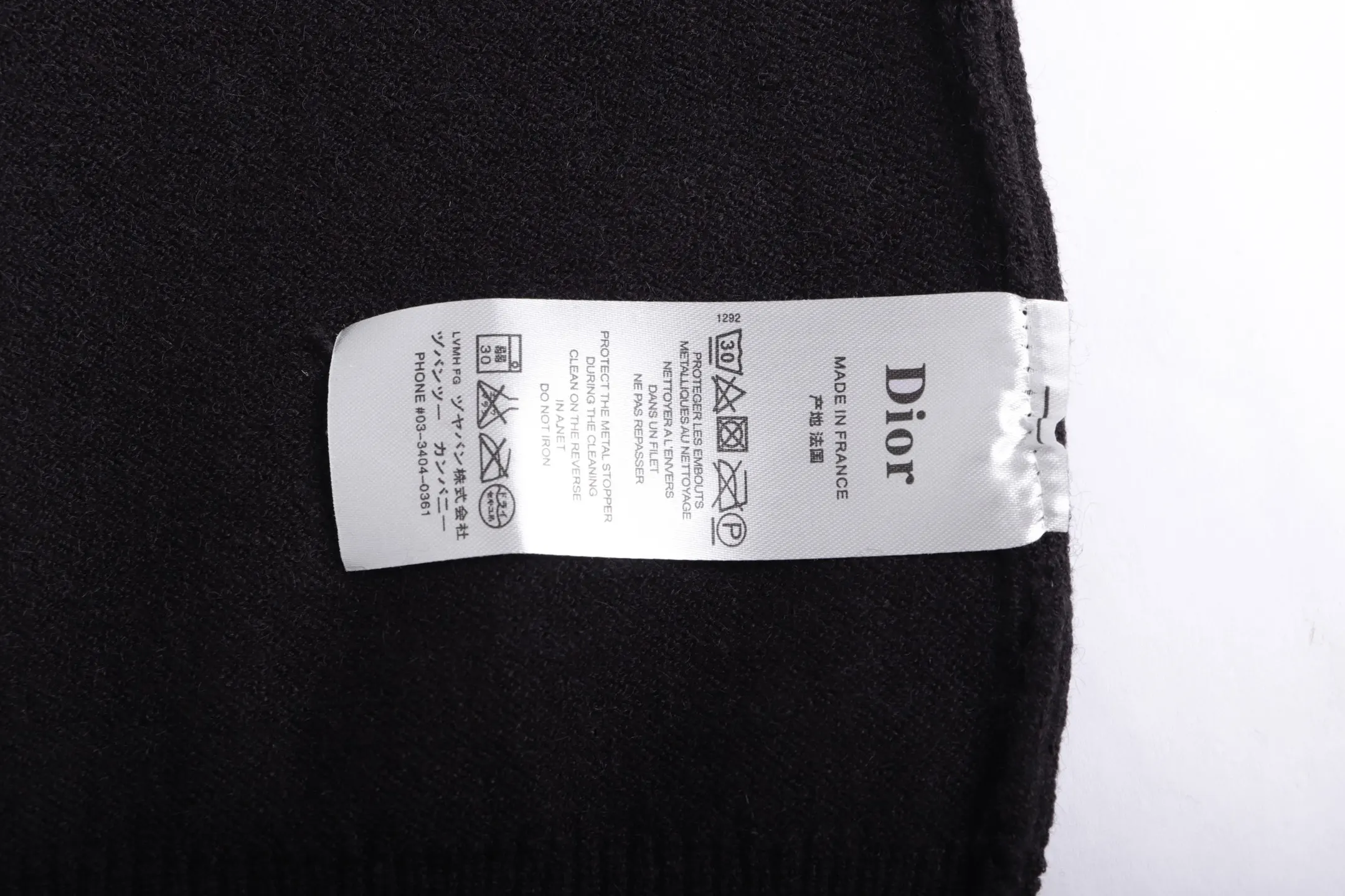Logo Embroidery Wool Crew-Neck Sweater D20022060 — view 6