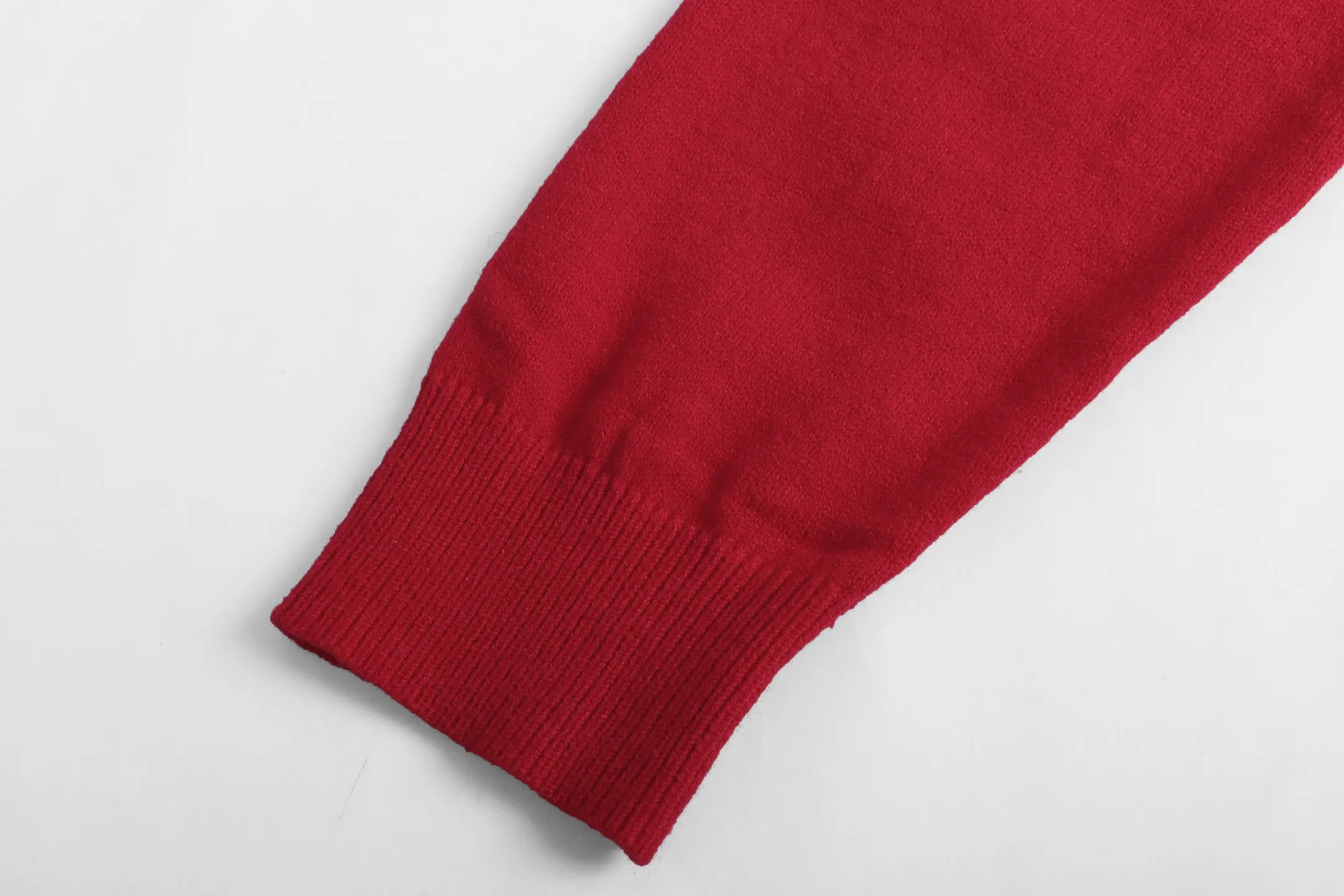 Logo Embroidered Wool Crew-Neck Sweater D20022061 — view 7