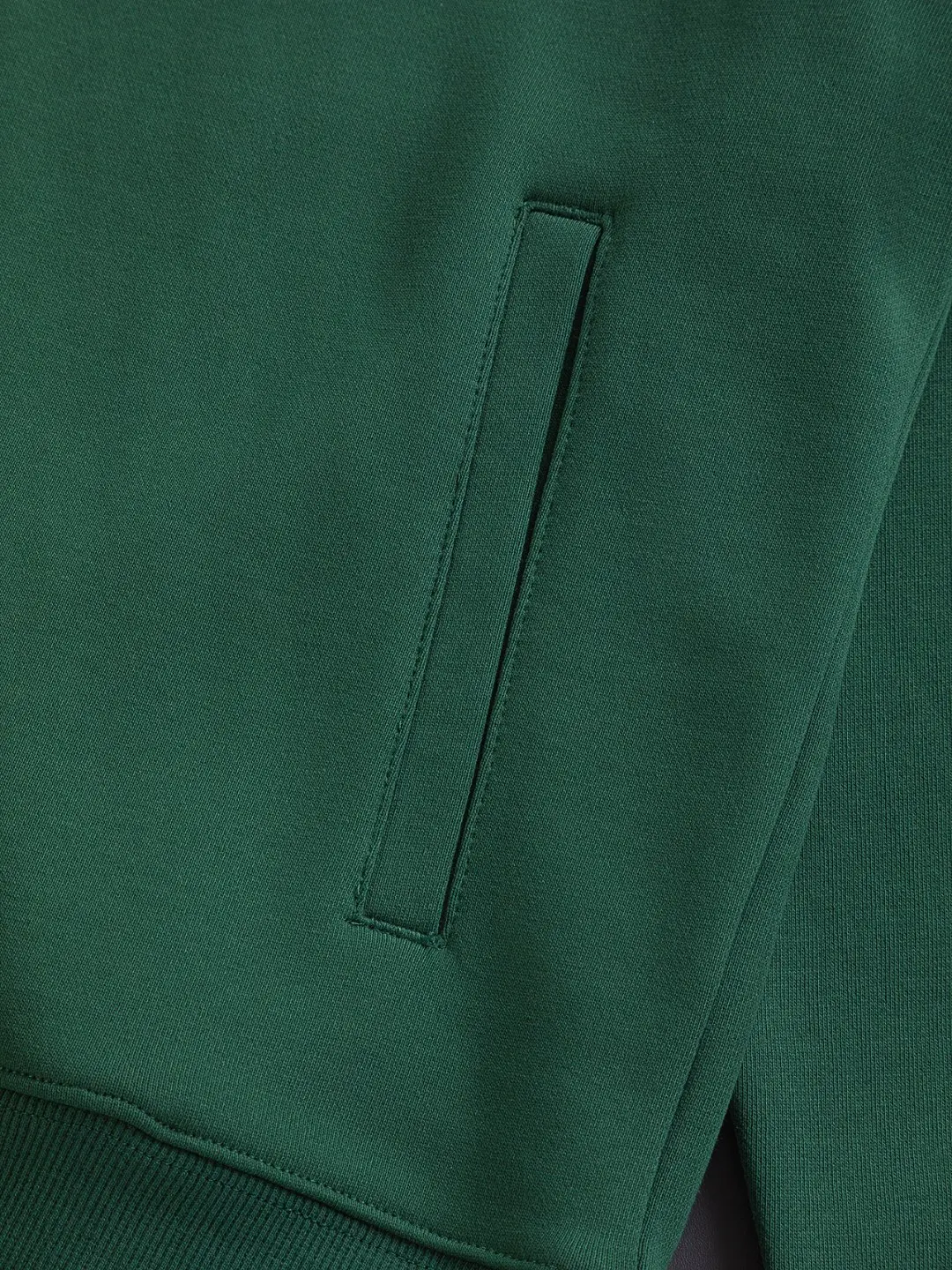 Logo-Embroidered Quarter-Zip Cotton Sweatshirt D20022832 — view 9