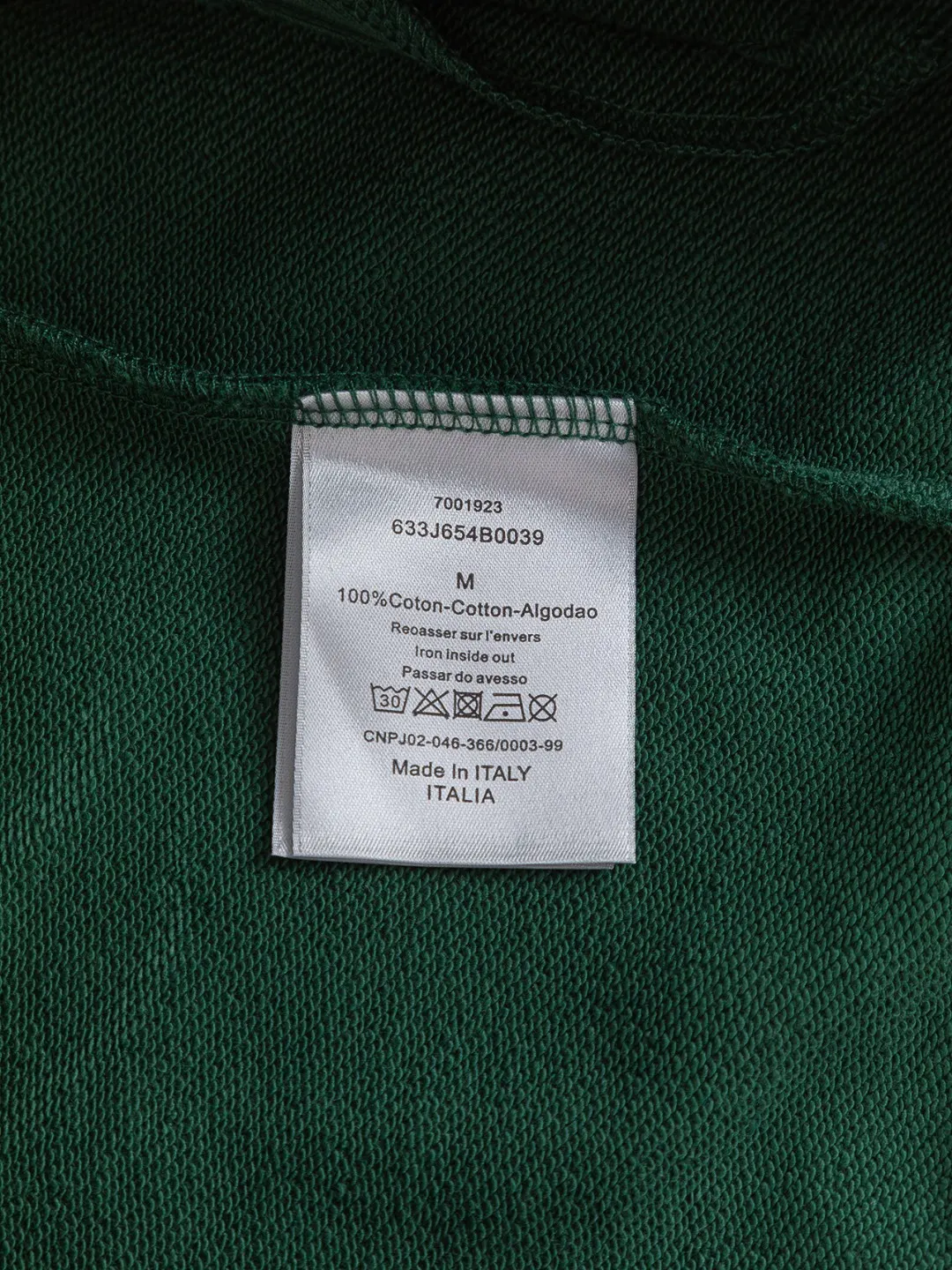 Logo-Embroidered Quarter-Zip Cotton Sweatshirt D20022832 — view 13
