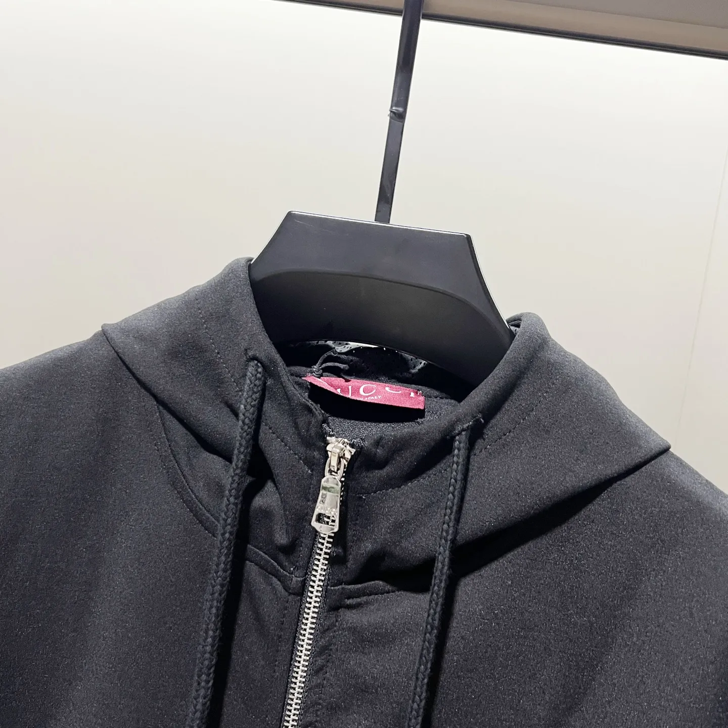 Web-Stripe Zip-Up Hooded Jacket D20020076 — view 3