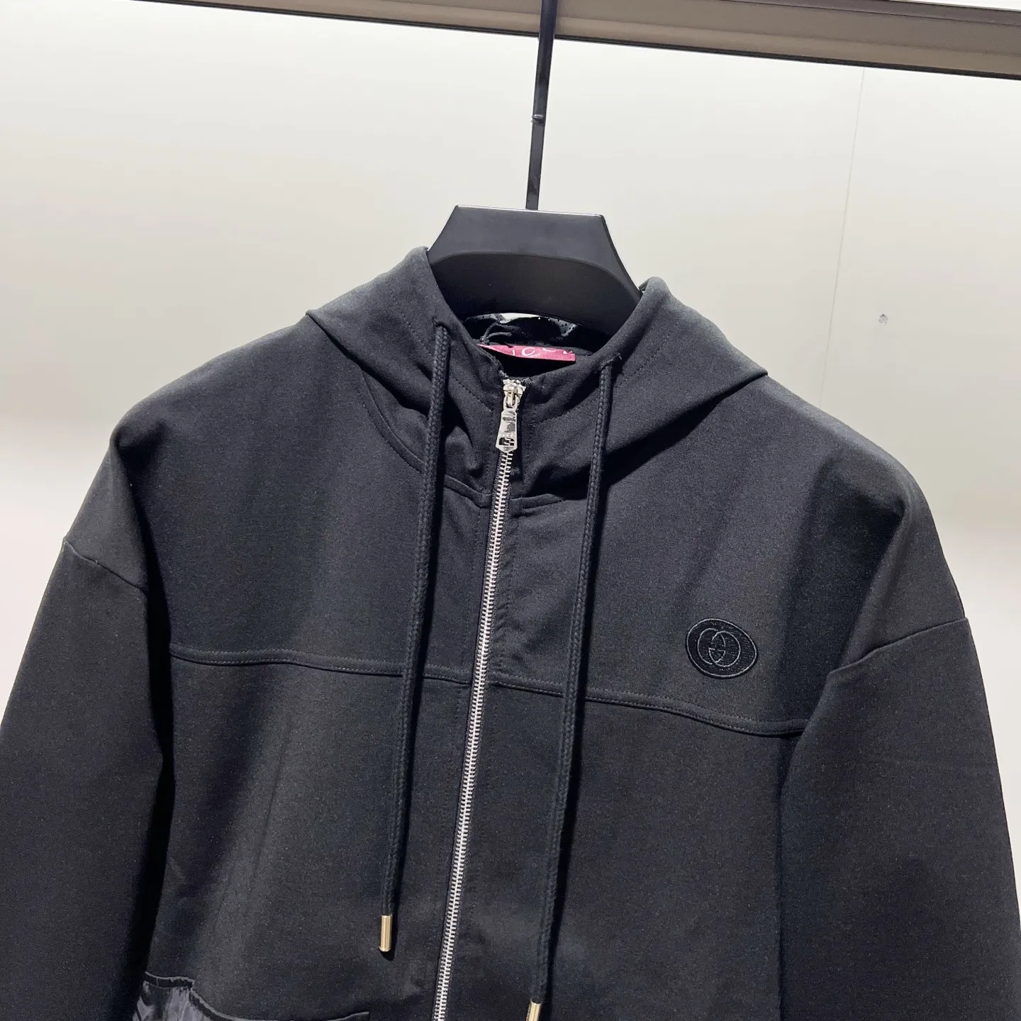 Web-Stripe Zip-Up Hooded Jacket D20020076 — view 4