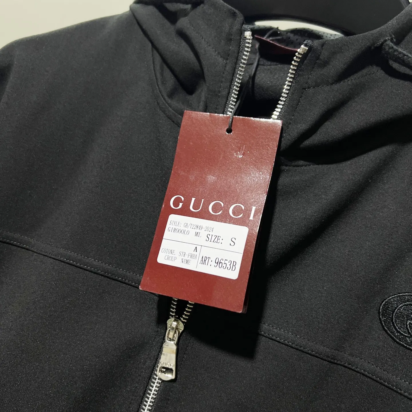 Web-Stripe Zip-Up Hooded Jacket D20020076 — view 5