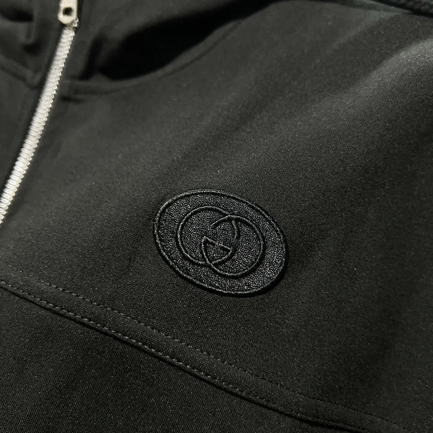 Web-Stripe Zip-Up Hooded Jacket D20020076 — view 6