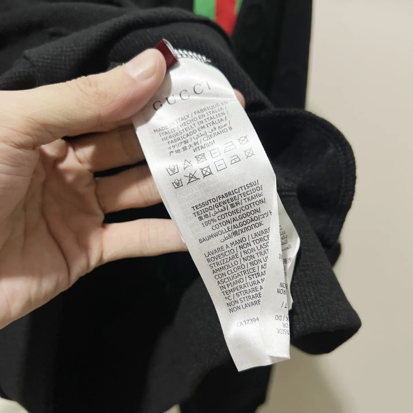 Web-Stripe GG Monogram Zip-Up Hoodie D20020072 — view 10