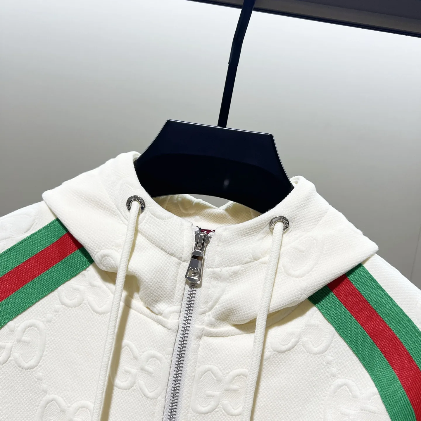 GG Monogram Web-Stripe Zip-Up Hoodie D20020071 — view 3