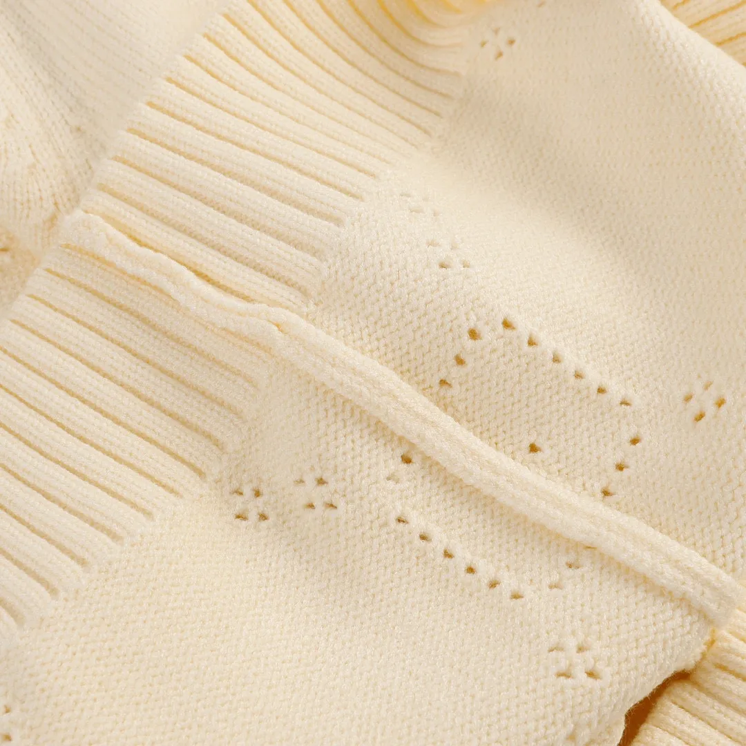 GG Perforated Knit Crew-Neck Sweater D20022068 — view 6
