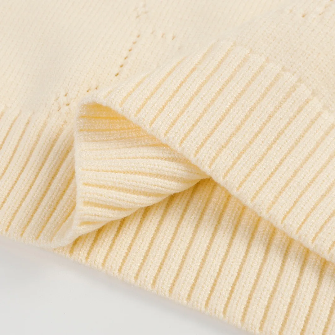 GG Perforated Knit Crew-Neck Sweater D20022068 — view 7