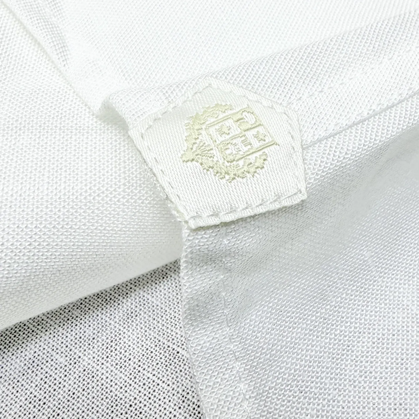 Embroidered Logo Long-Sleeve Linen Shirt D20021355 — view 5