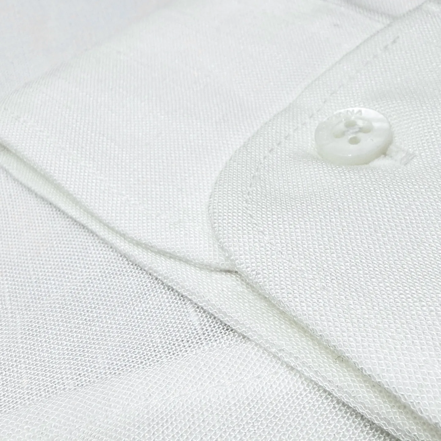 Embroidered Logo Long-Sleeve Linen Shirt D20021355 — view 6
