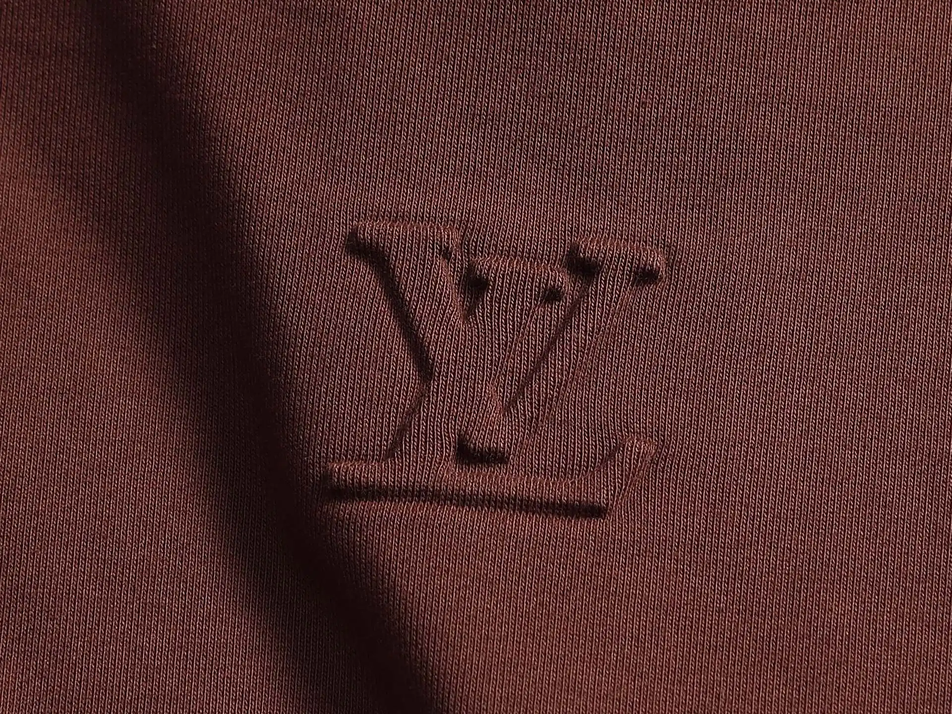 Embossed Logo Cotton-Blend Hoodie D20022013 — view 3