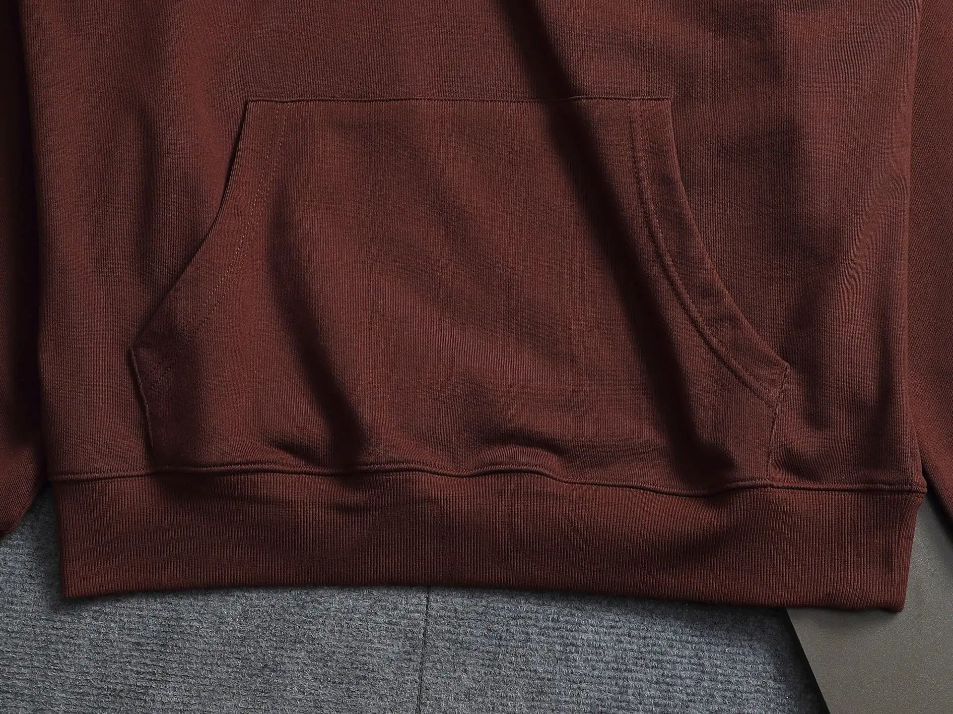 Embossed Logo Cotton-Blend Hoodie D20022013 — view 4