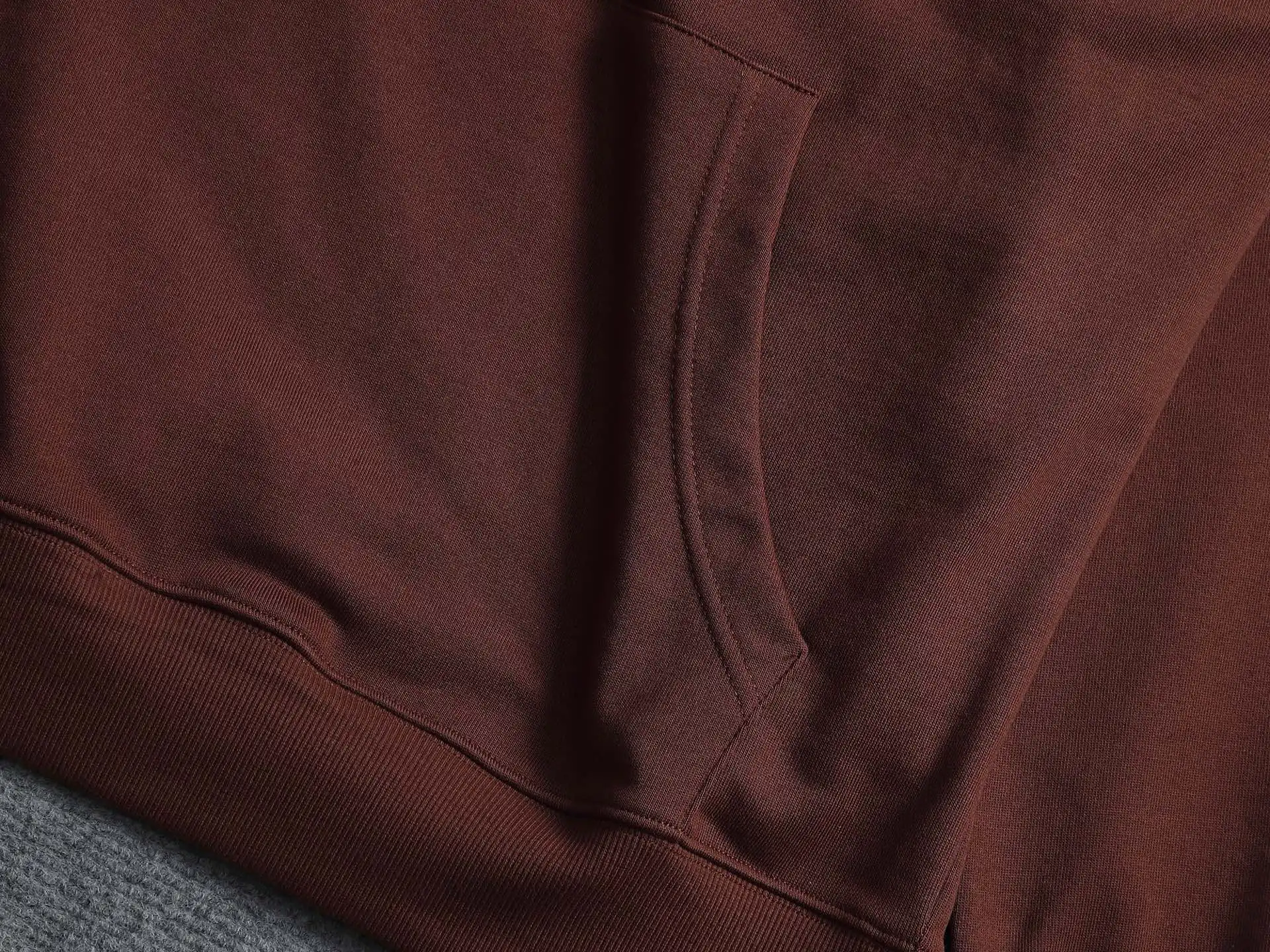 Embossed Logo Cotton-Blend Hoodie D20022013 — view 5