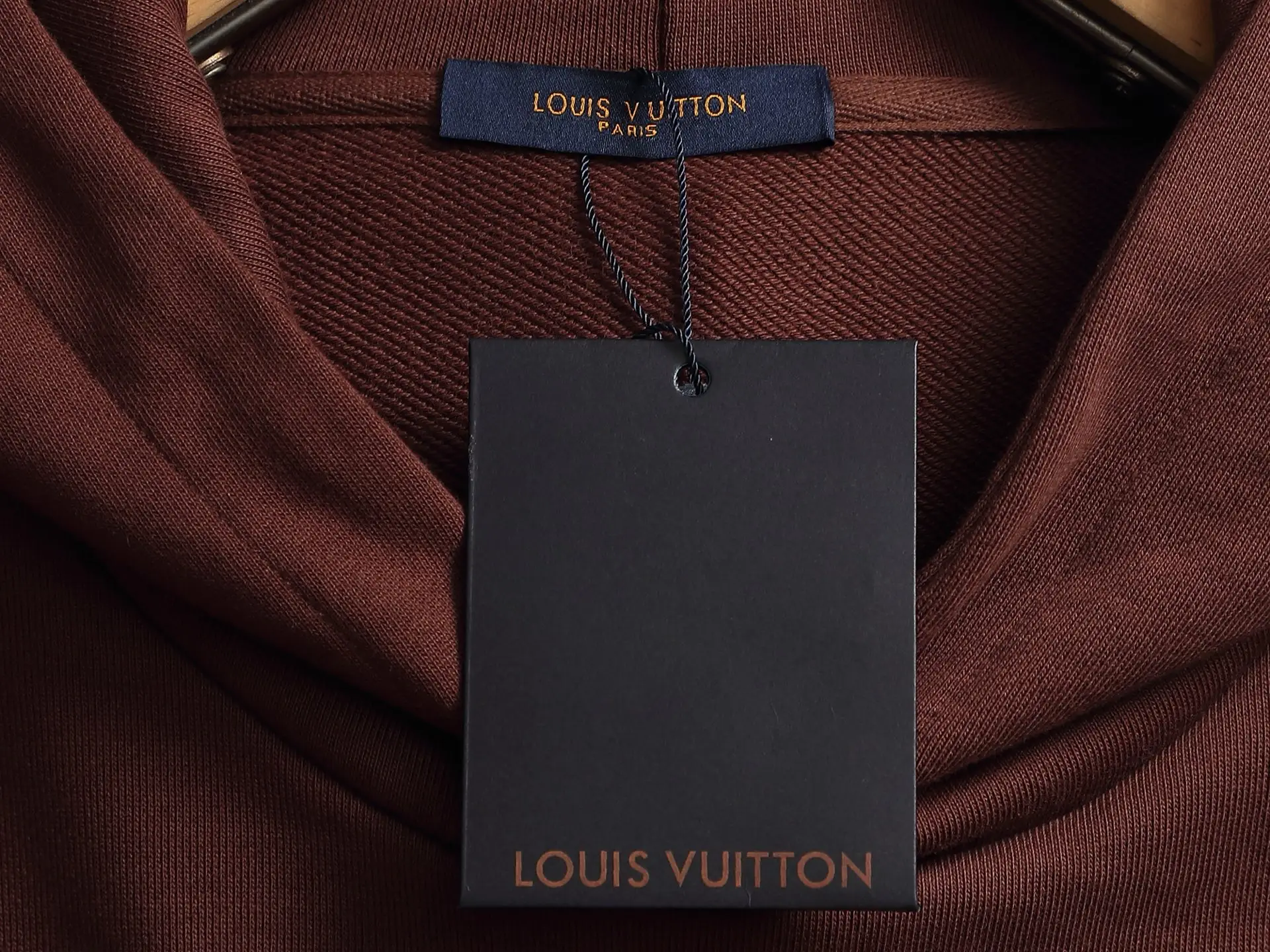 Embossed Logo Cotton-Blend Hoodie D20022013 — view 7
