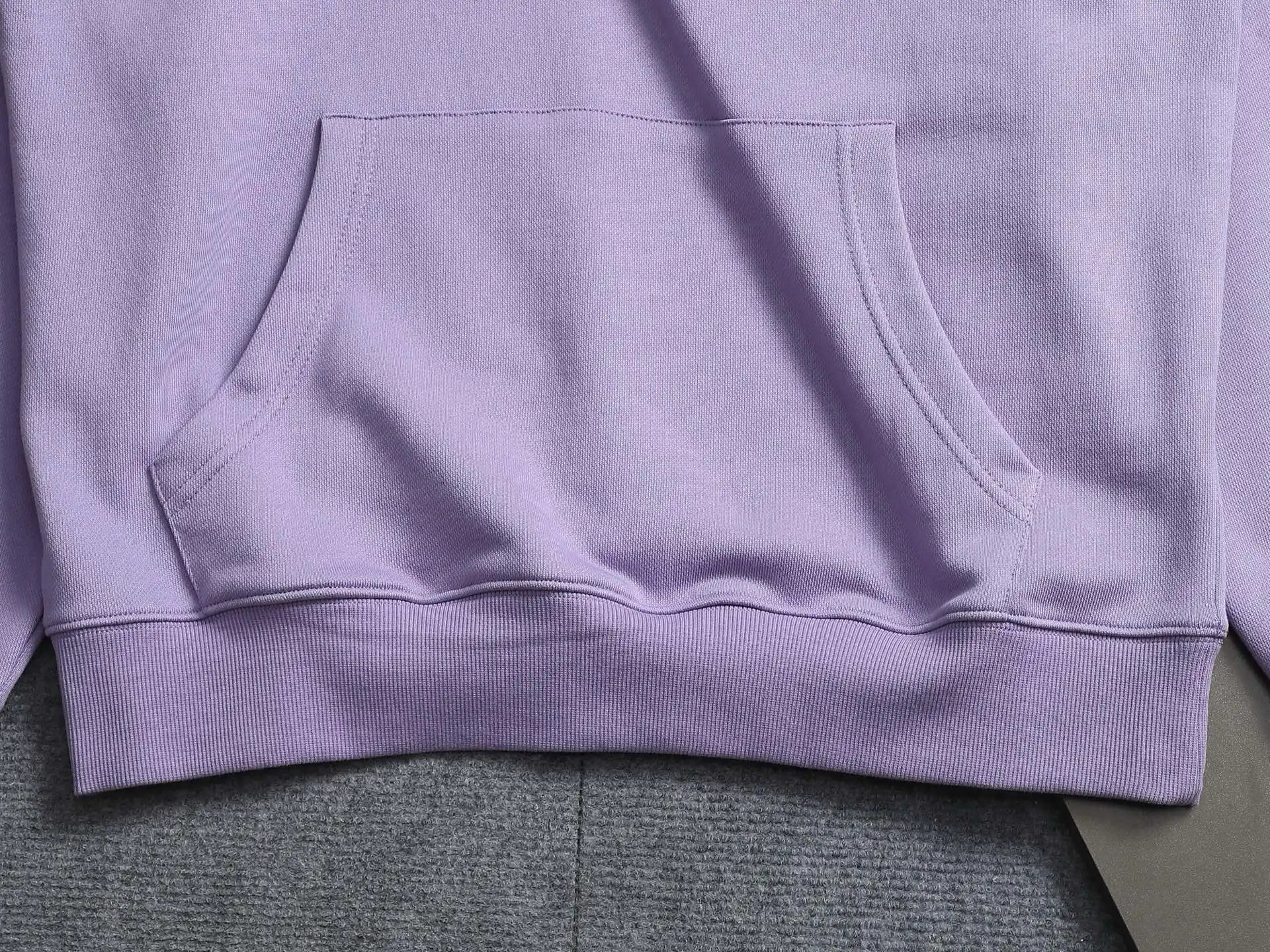 Embossed Logo Cotton-Blend Hoodie D20022012 — view 4
