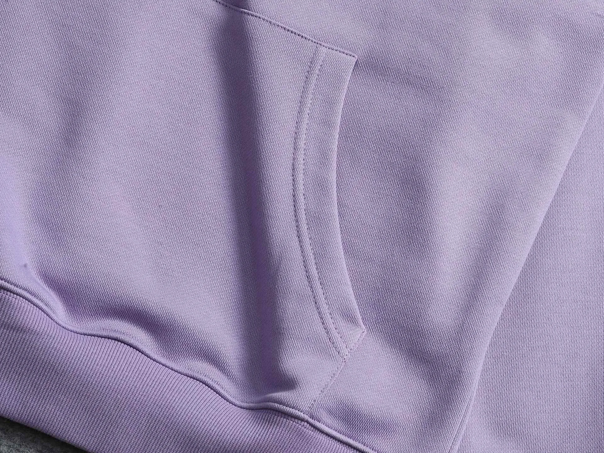 Embossed Logo Cotton-Blend Hoodie D20022012 — view 5