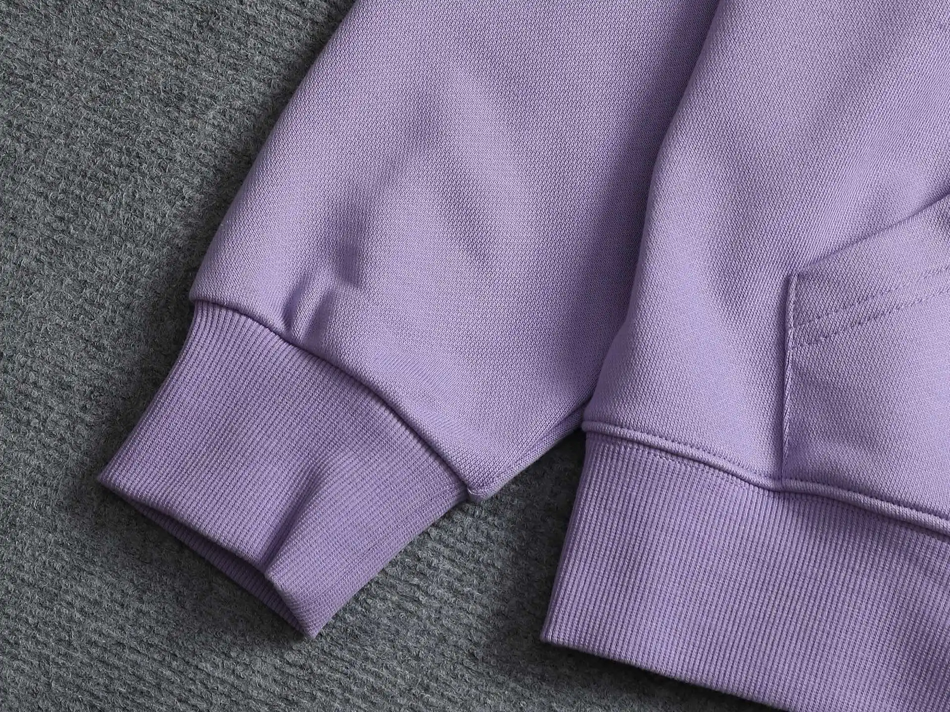 Embossed Logo Cotton-Blend Hoodie D20022012 — view 6