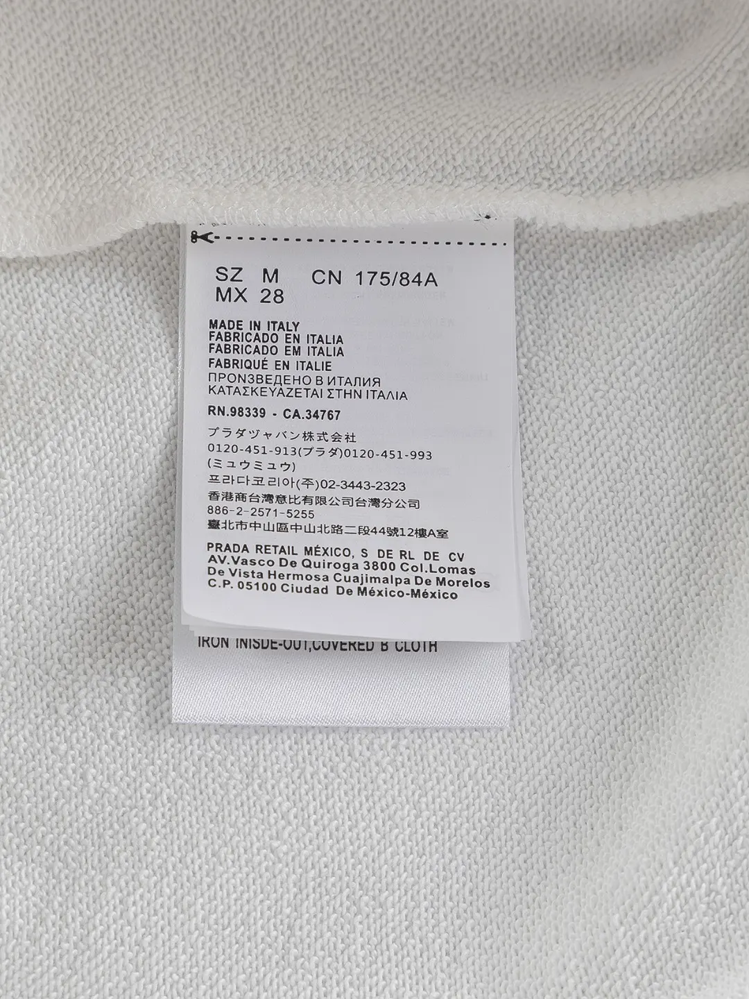 Logo-Badge Quarter-Zip Sweatshirt D20022828 — view 12