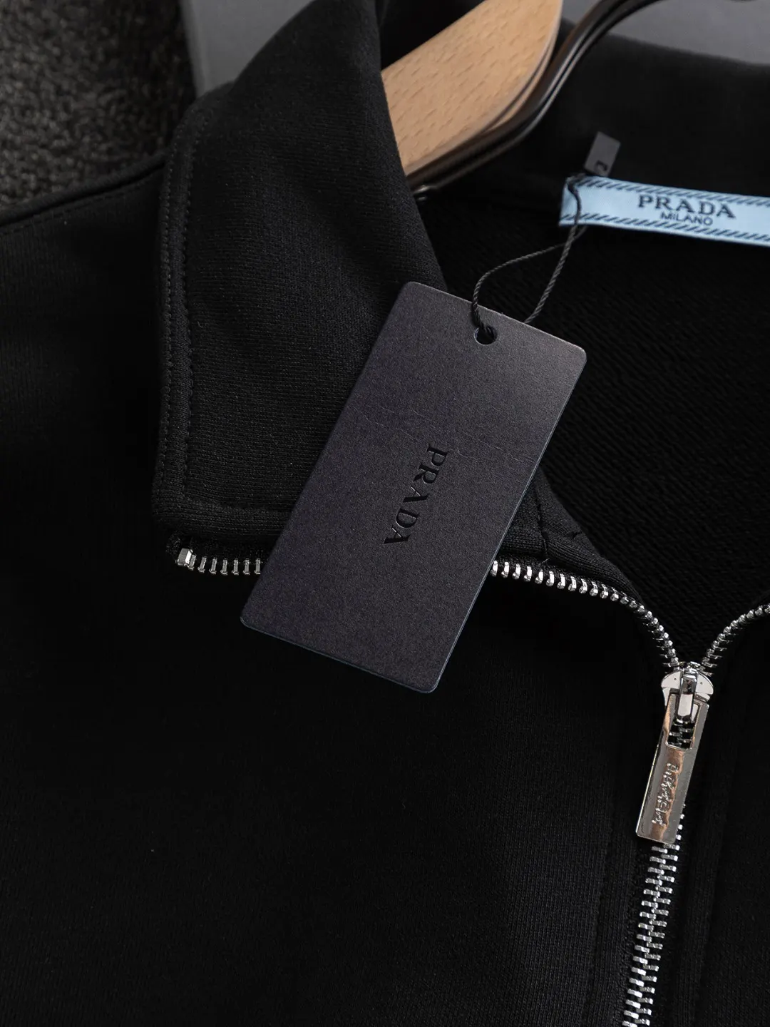 Triangle Logo Half-Zip Sweatshirt D20022827 — view 12