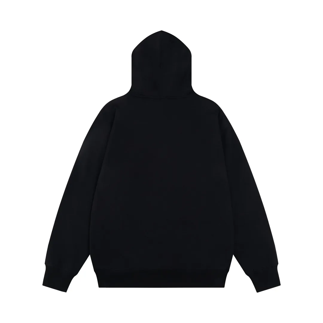 Logo Embroidery Cotton-Jersey Hoodie D20019879 — view 3