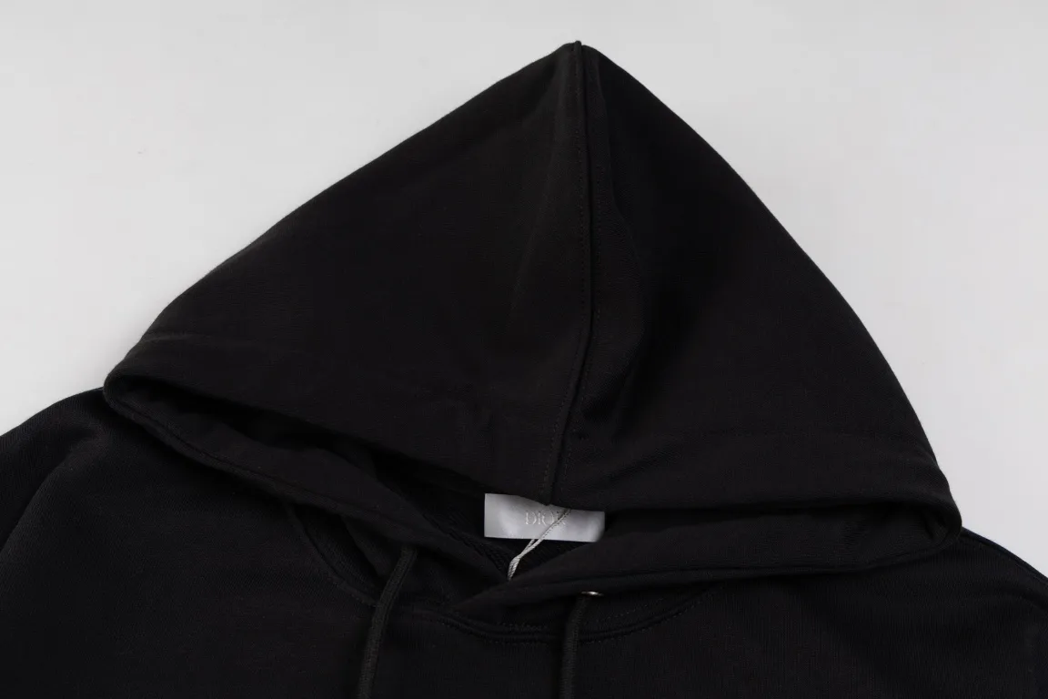 Logo Embroidery Cotton-Jersey Hoodie D20019879 — view 4
