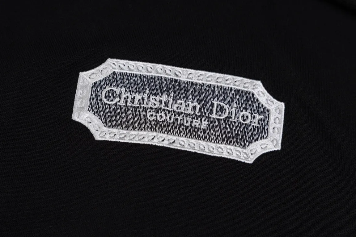 Logo Embroidery Cotton-Jersey Hoodie D20019879 — view 5