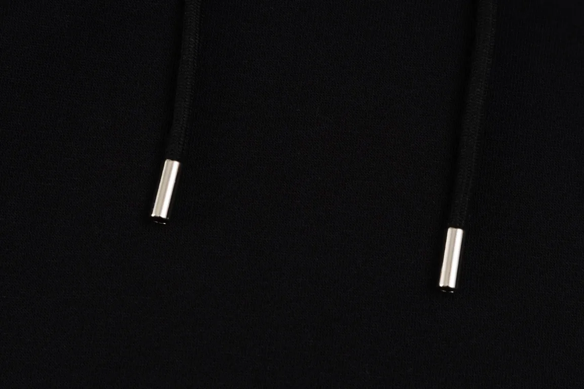 Logo Embroidery Cotton-Jersey Hoodie D20019879 — view 6