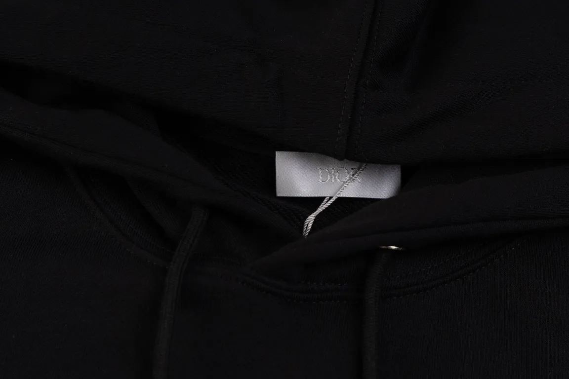 Logo Embroidery Cotton-Jersey Hoodie D20019879 — view 10