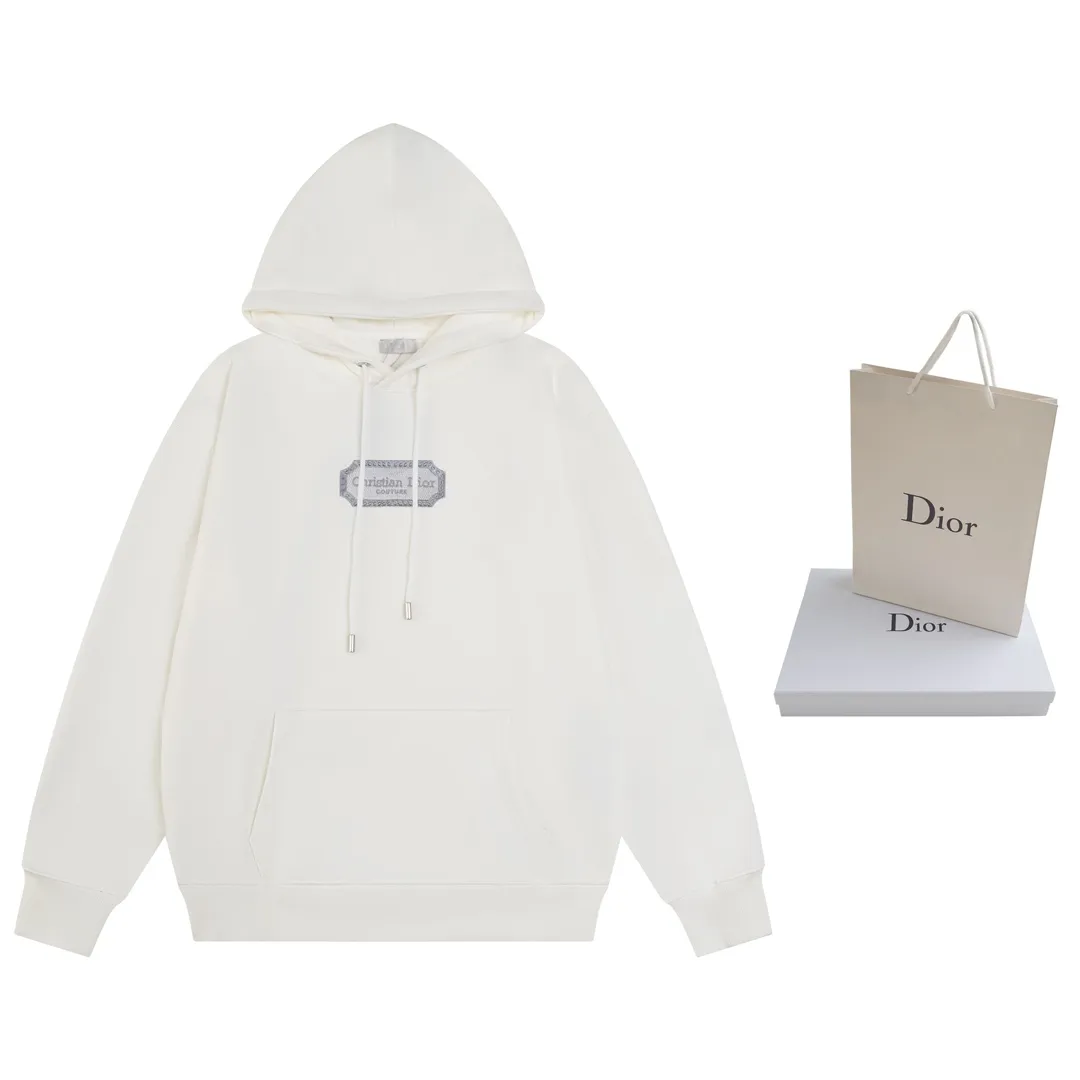 Christian Dior Couture Logo Embroidered Hoodie D20019881