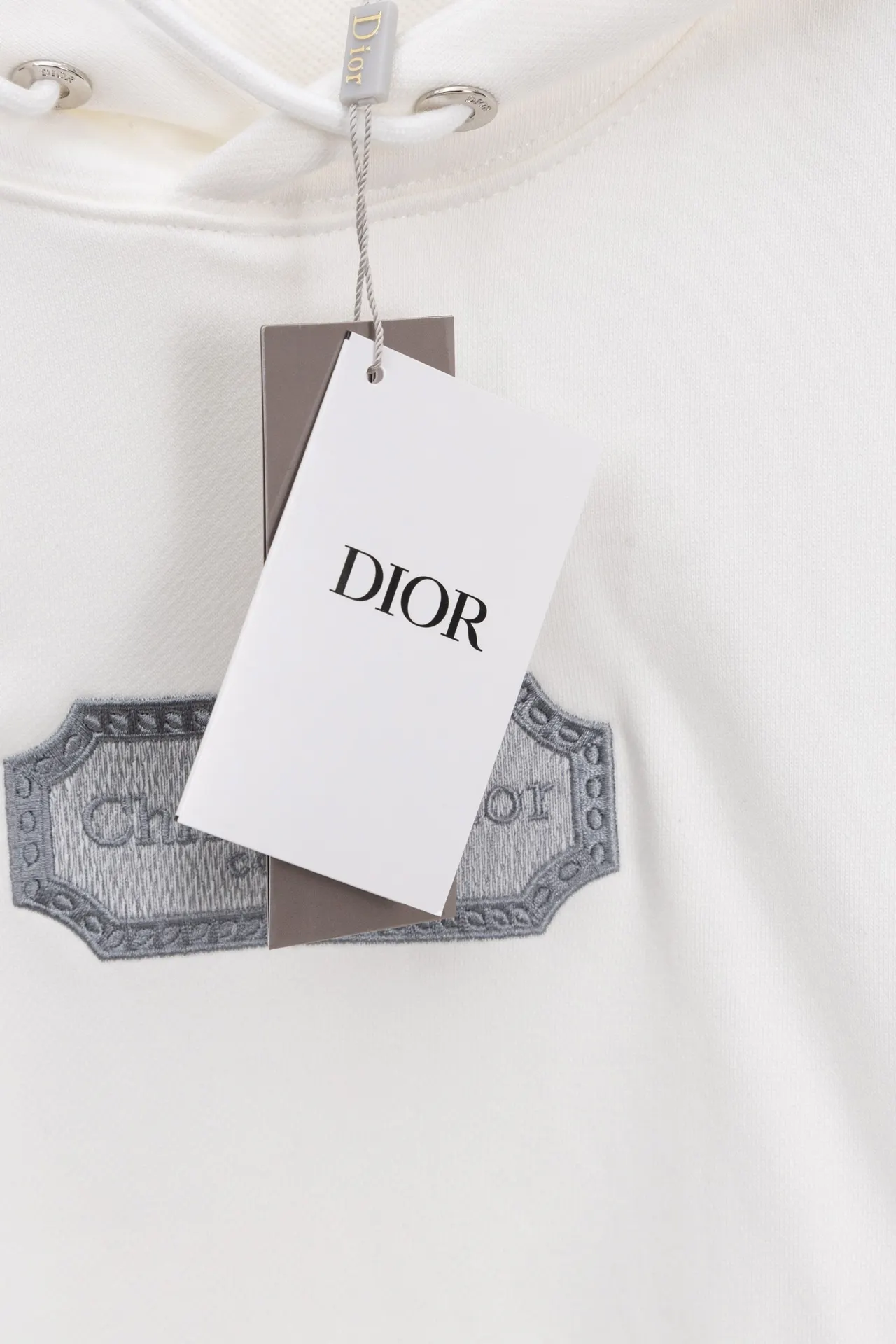 Logo Embroidery Cotton-Terry Hoodie D20019880 — view 4