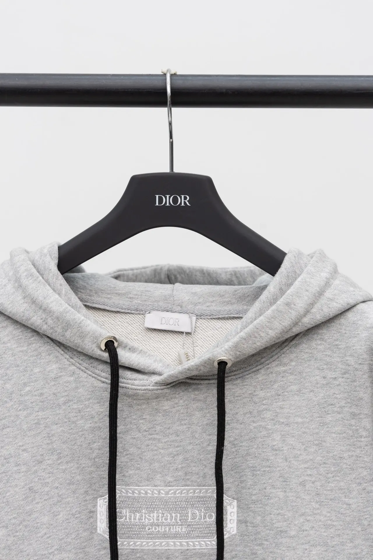 Logo Embroidery Cotton-Terry Hoodie D20019876 — view 3