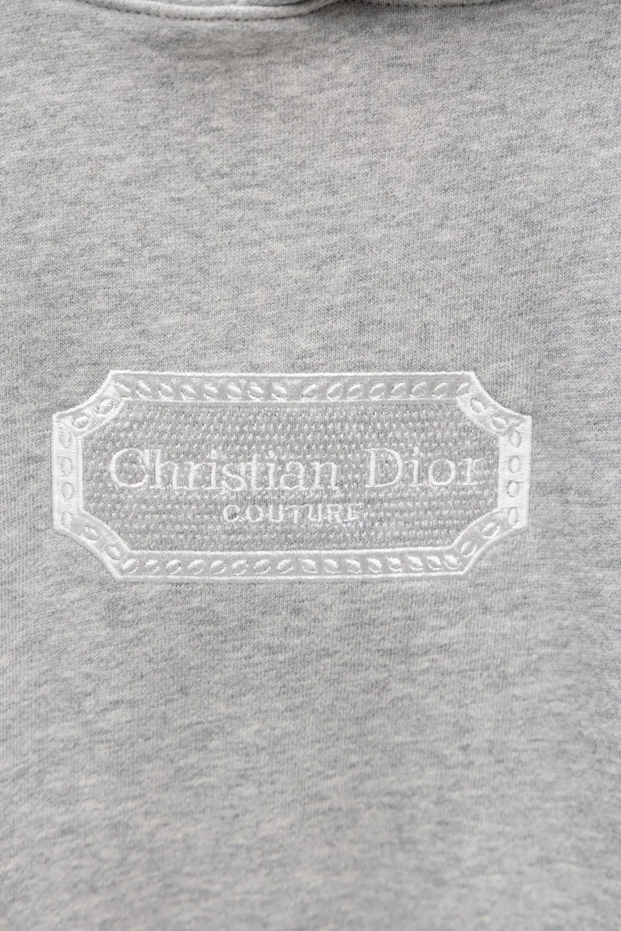 Logo Embroidery Cotton-Terry Hoodie D20019876 — view 7