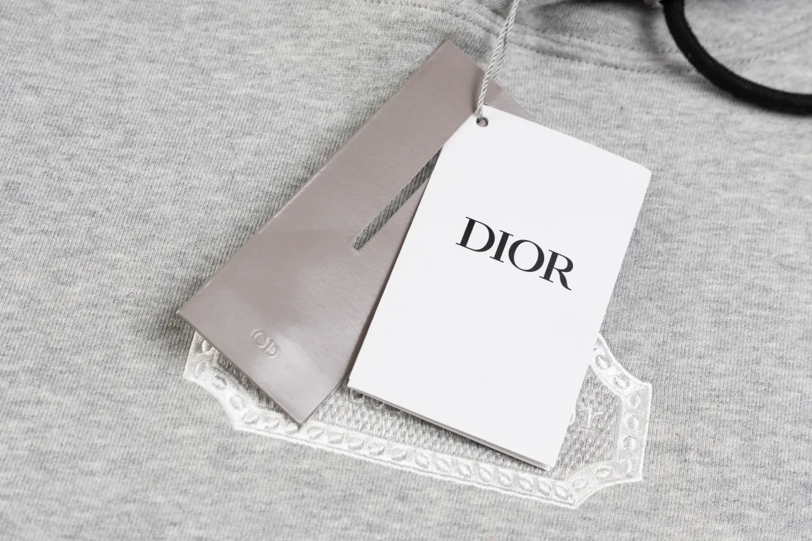 Logo-Embroidered Cotton-Jersey Hoodie D20019877 — view 7