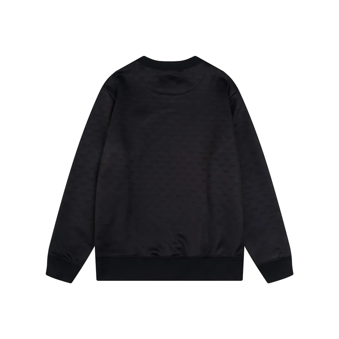 Triangle Jacquard Crew-Neck Sweatshirt D20019897 — view 3