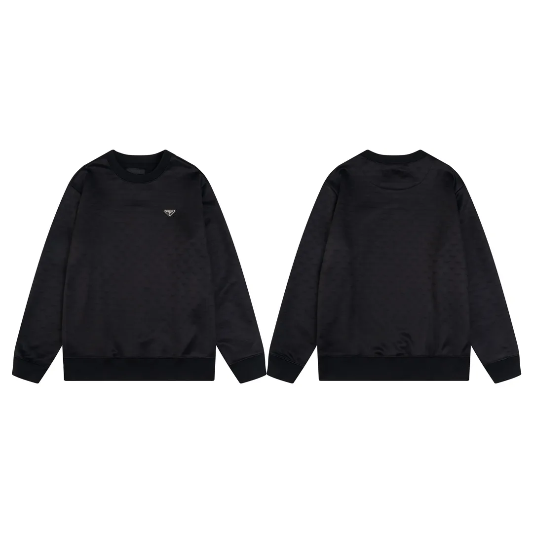 Triangle Jacquard Crew-Neck Sweatshirt D20019897 — view 12