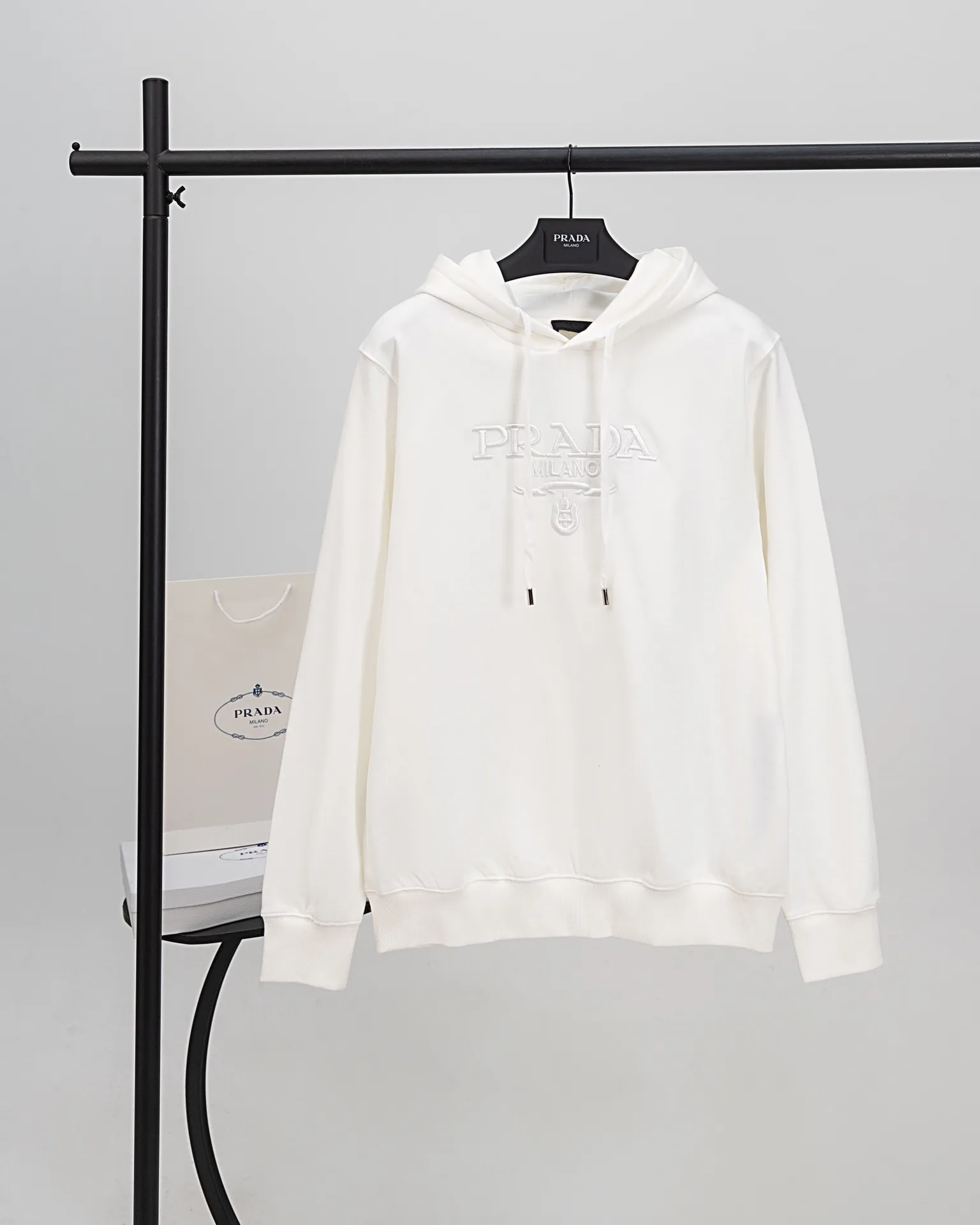 Logo-Embroidered Cotton-Jersey Hoodie D20019900
